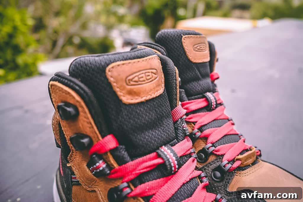 Detail of Keen Utility Red Hook sole