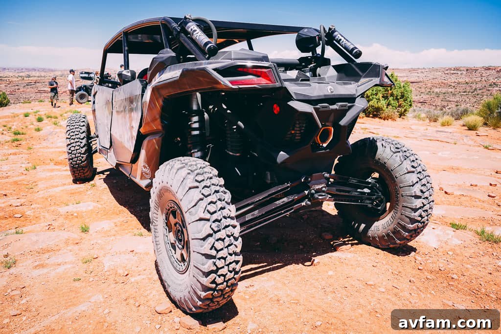 can-am maverick x3 off-road in daylight