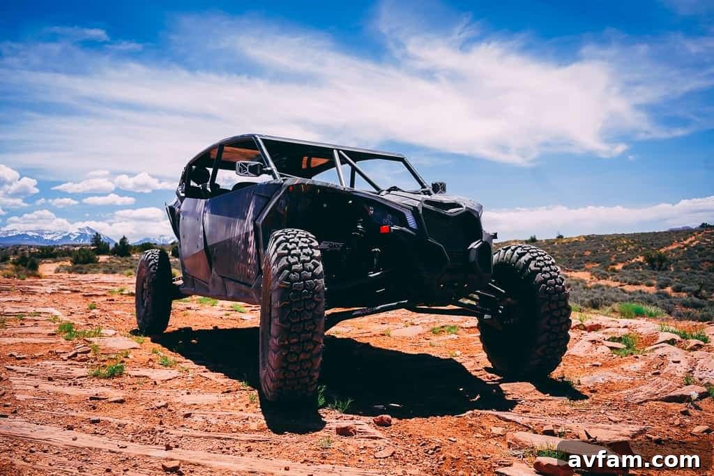 can-am maverick x3 in dust