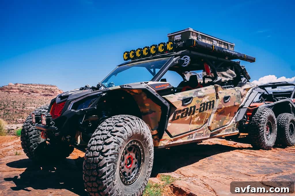 tav custom built can-am maverick x3 in Moab