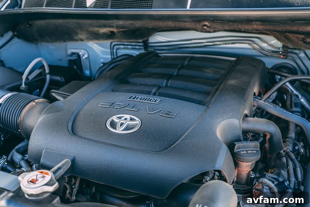 Panoramic desert landscape with a subtle hint of the Toyota Tundra TRD Pro