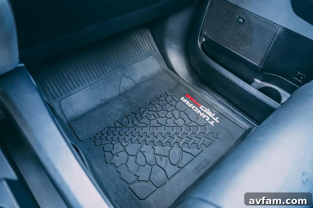 Driver's seat perspective of the 2021 Tundra TRD Pro