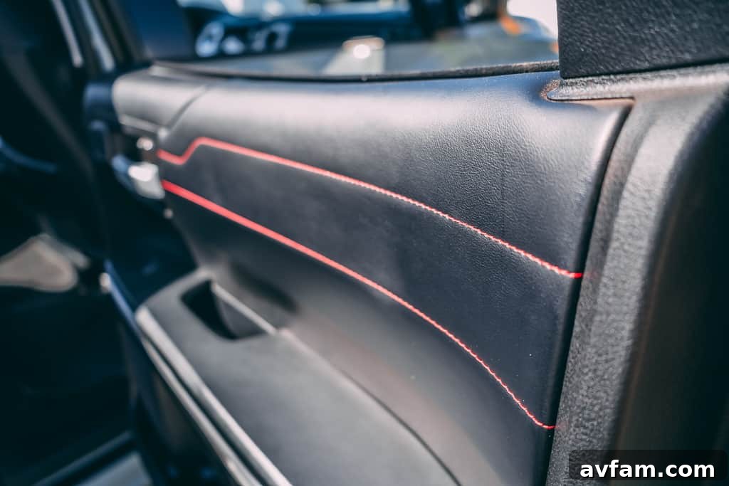 Interior shot showing the steering wheel and gauge cluster of the 2021 Tundra TRD Pro