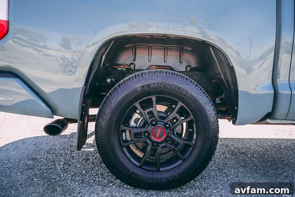 2021 Tundra TRD Pro parked on a dirt road, looking powerful