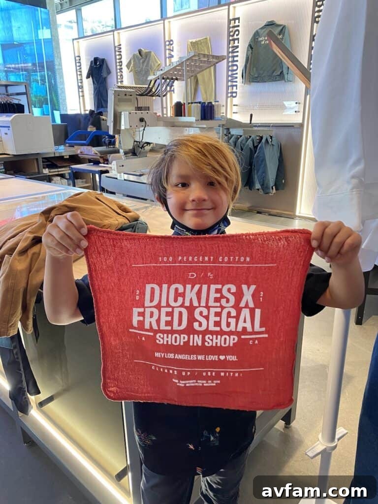 Customers Browsing Dickies Apparel at Fred Segal Pop-Up