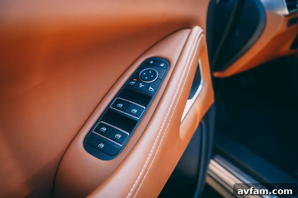 Infiniti QX60 dashboard details