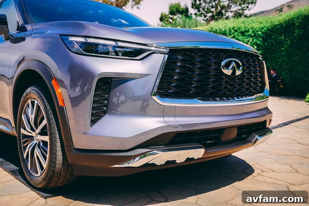 Infiniti QX60 on the road
