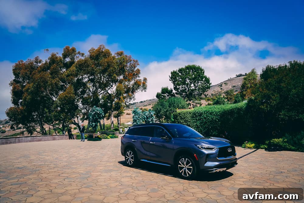 QX60 highway cruising