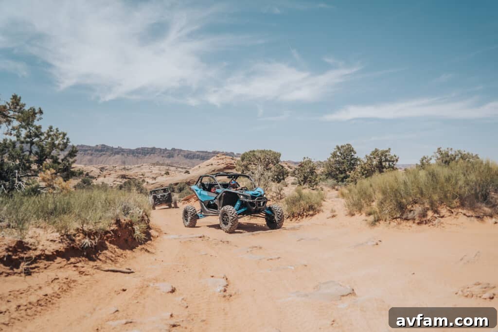 Maverick X3 Ground Clearance The custom Can-Am Maverick X3 showcasing its rugged undercarriage and ground clearance.