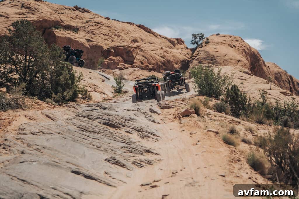 Maverick X3 Desert Speed Can-Am Maverick X3 demonstrating its power and speed on an open desert plain.