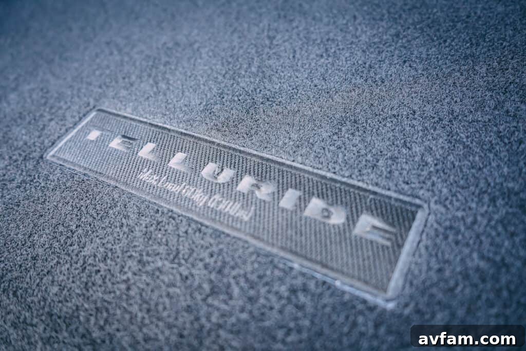 Kia Telluride rear seat climate controls