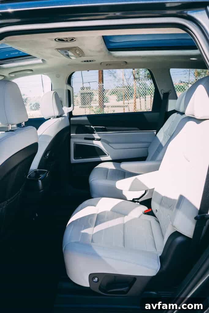 2021 Kia Telluride rear seat headrest