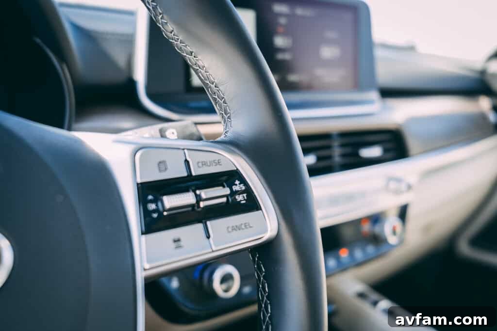 Kia Telluride heated steering wheel controls