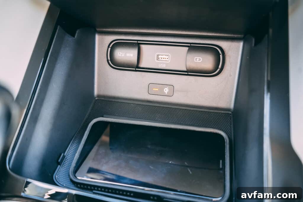 Kia Telluride full interior shot with all details