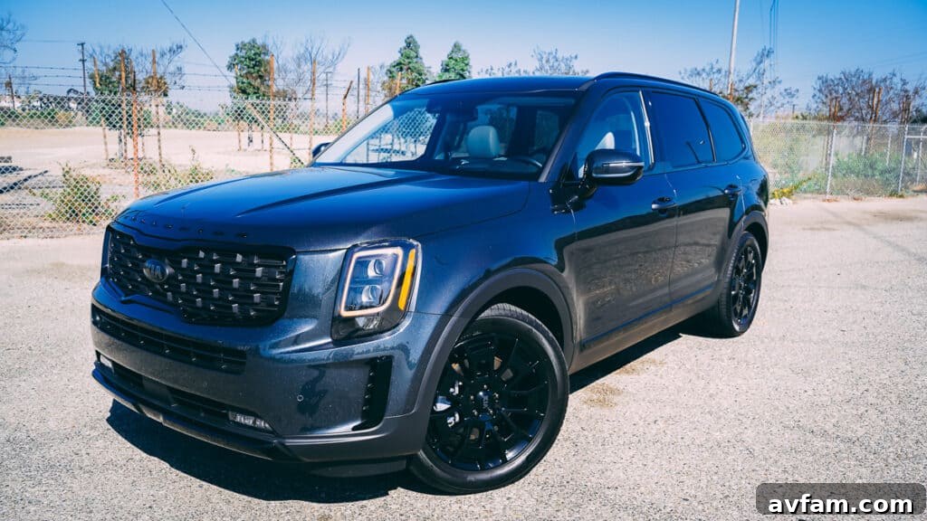 Kia Telluride in natural environment