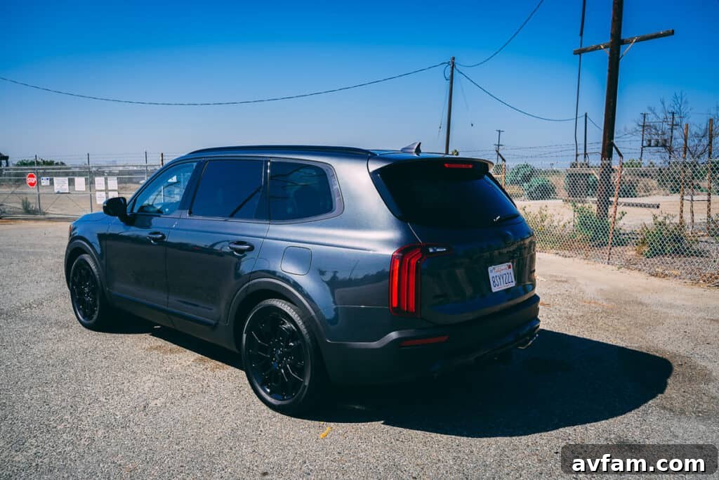 2021 Kia Telluride profile showing body lines