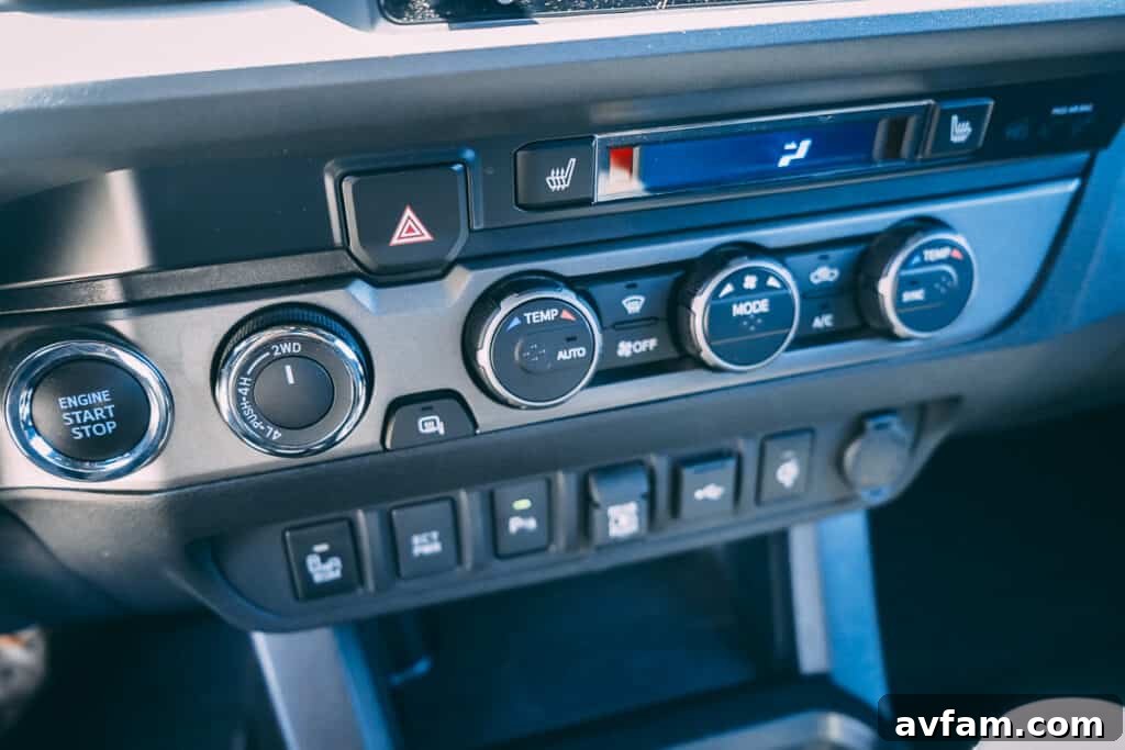 Overhead view of the 2021 Tacoma TRD Pro's interior, showing seating and layout