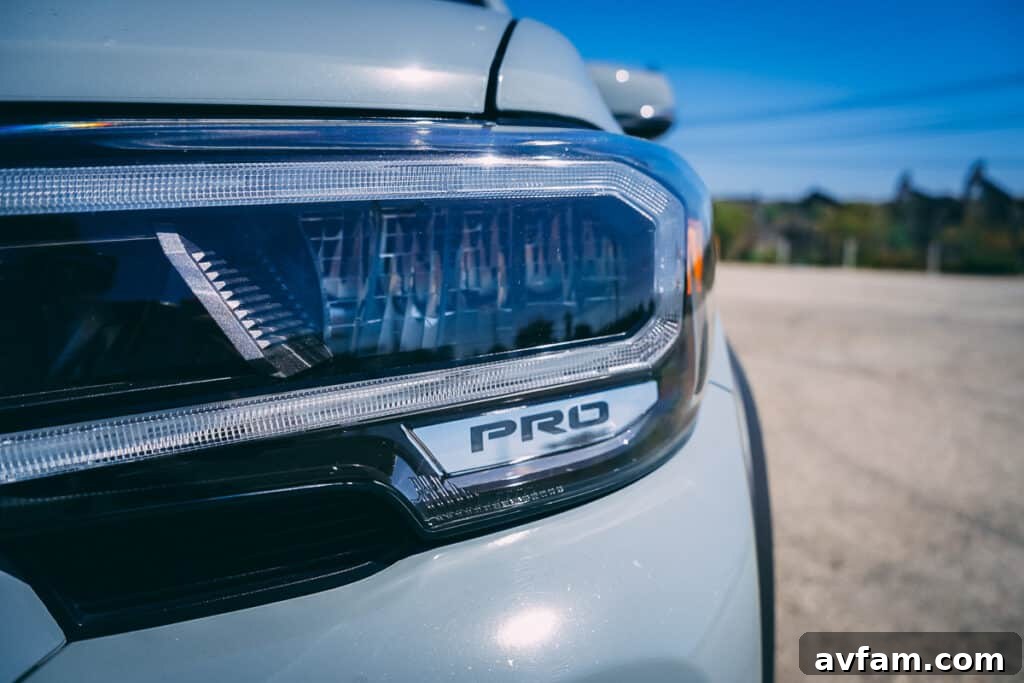 Rear view of the 2021 Toyota Tacoma TRD Pro on an adventurous drive
