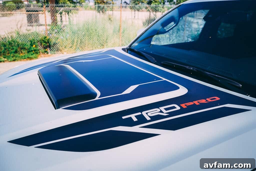Profile shot of the 2021 Toyota Tacoma TRD Pro in an outdoor setting
