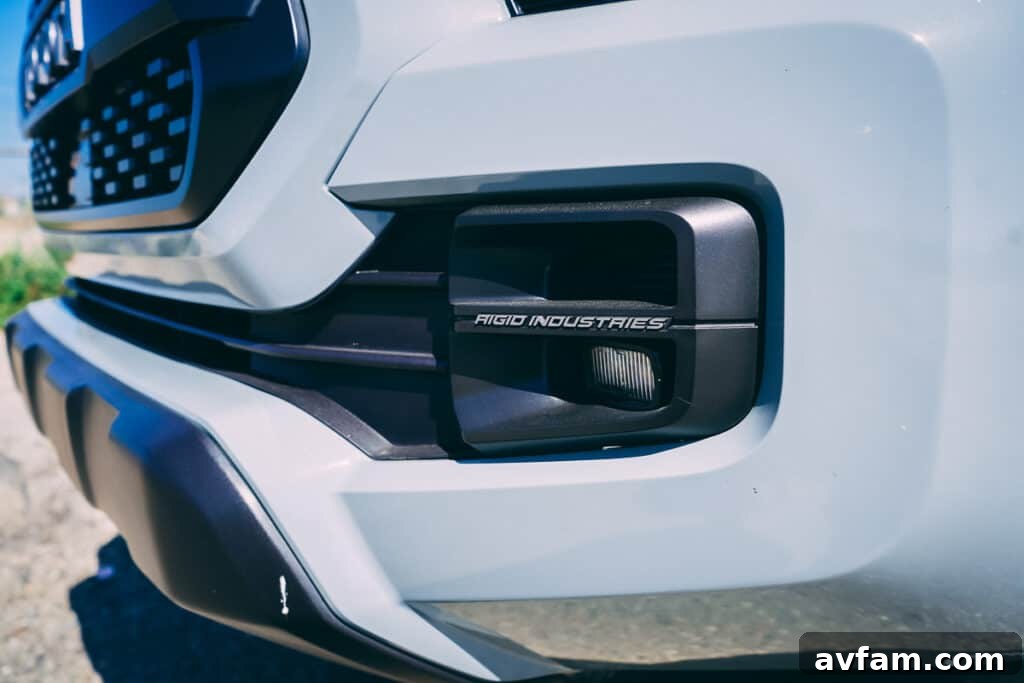 Side profile of the 2021 Toyota Tacoma TRD Pro at sunset