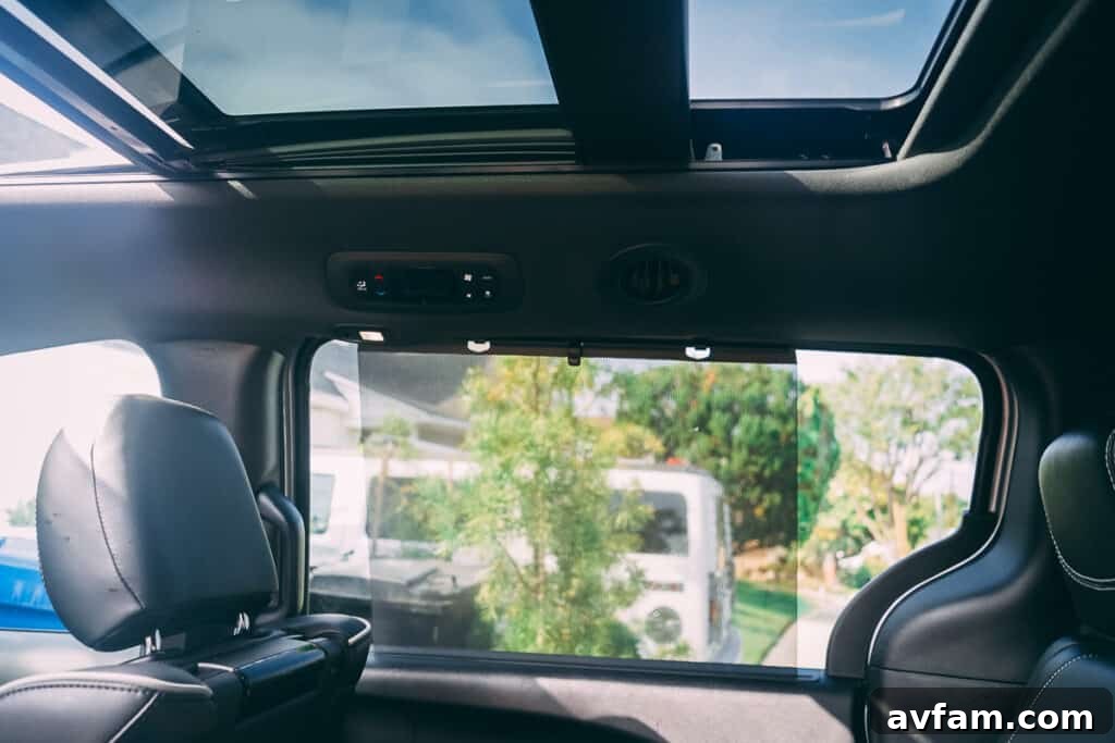 Close-up of the Pacifica's comfortable and supportive seating material.