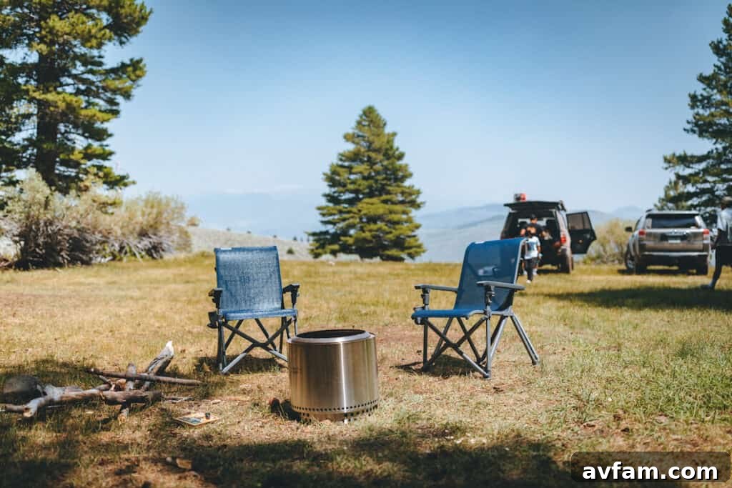 Overland camp setup with tents and vehicles in a secluded spot against the backdrop of Bodie Hills in Bridgeport, CA