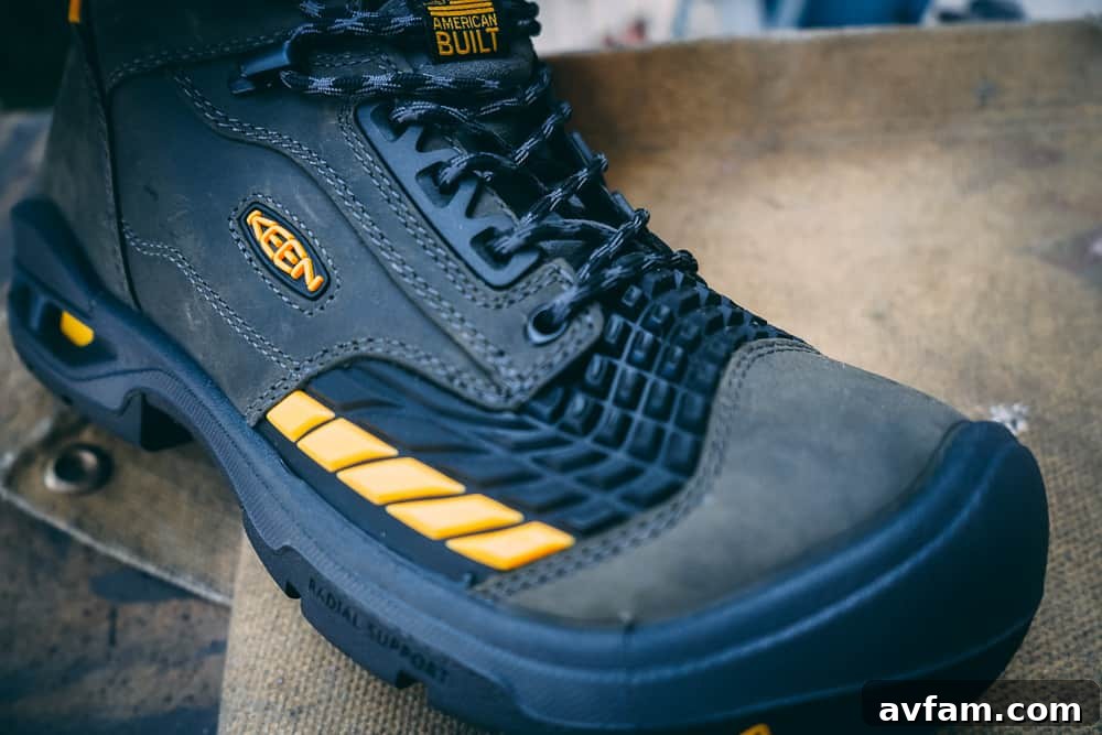 Keen Utility Troy Boot Close-up
