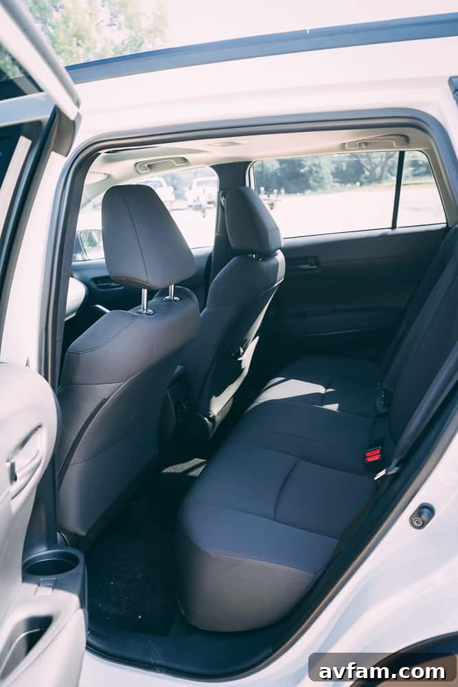 Close-up of the front fender and wheel well of the 2022 Toyota Corolla Cross.