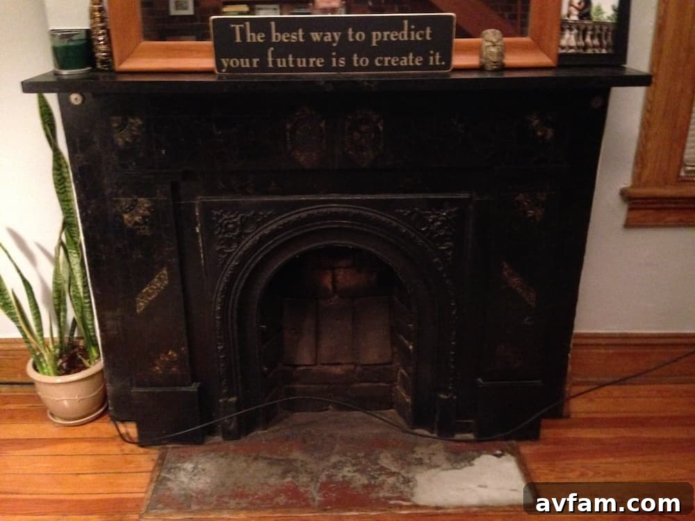 Richmond Restoration: A Historic House Reborn 18 Before renovation: Living room lacking overhead lighting, appearing dark