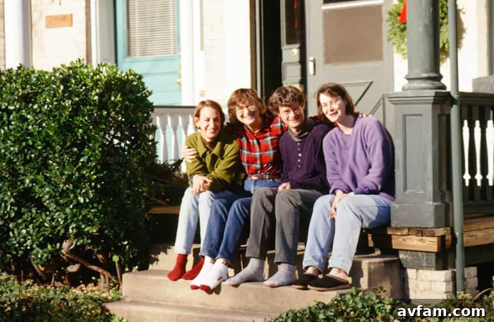 Richmond Restoration: A Historic House Reborn 30 The Swezey family, previous owners of the Richmond VA historic home, on their front porch