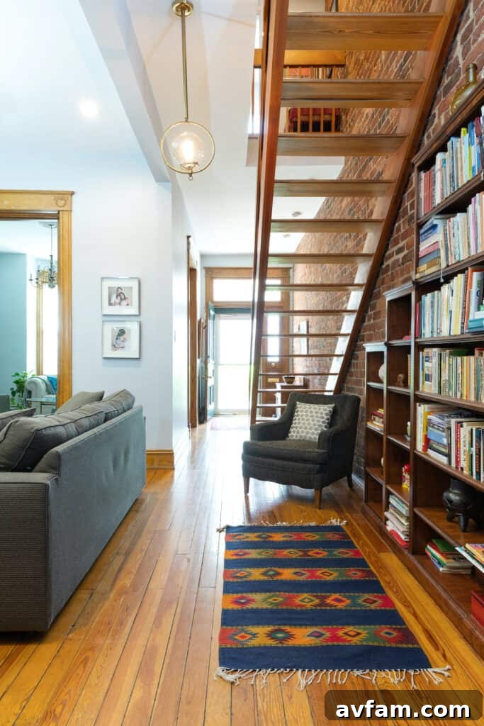 Richmond Restoration: A Historic House Reborn 33 Interior view of a newly renovated area, blending historic charm with modern updates