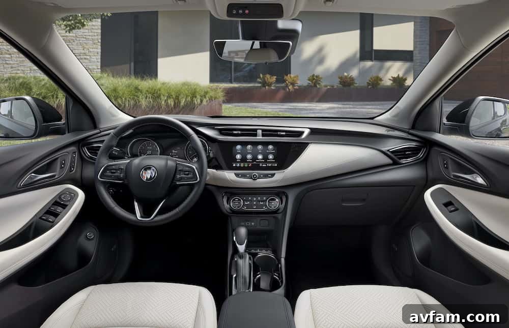 Buick Encore GX profile Sleek design of the Buick Encore GX