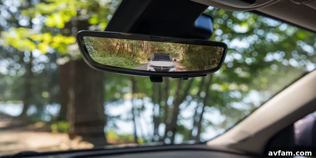 Rear Camera Mirror view Buick Encore GX rear camera mirror