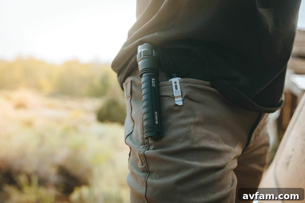 Response XR1 Flashlight: Essential for Vehicle Maintenance Close-up of a 5.11 Tactical Response XR1 Flashlight illuminating a vehicle component