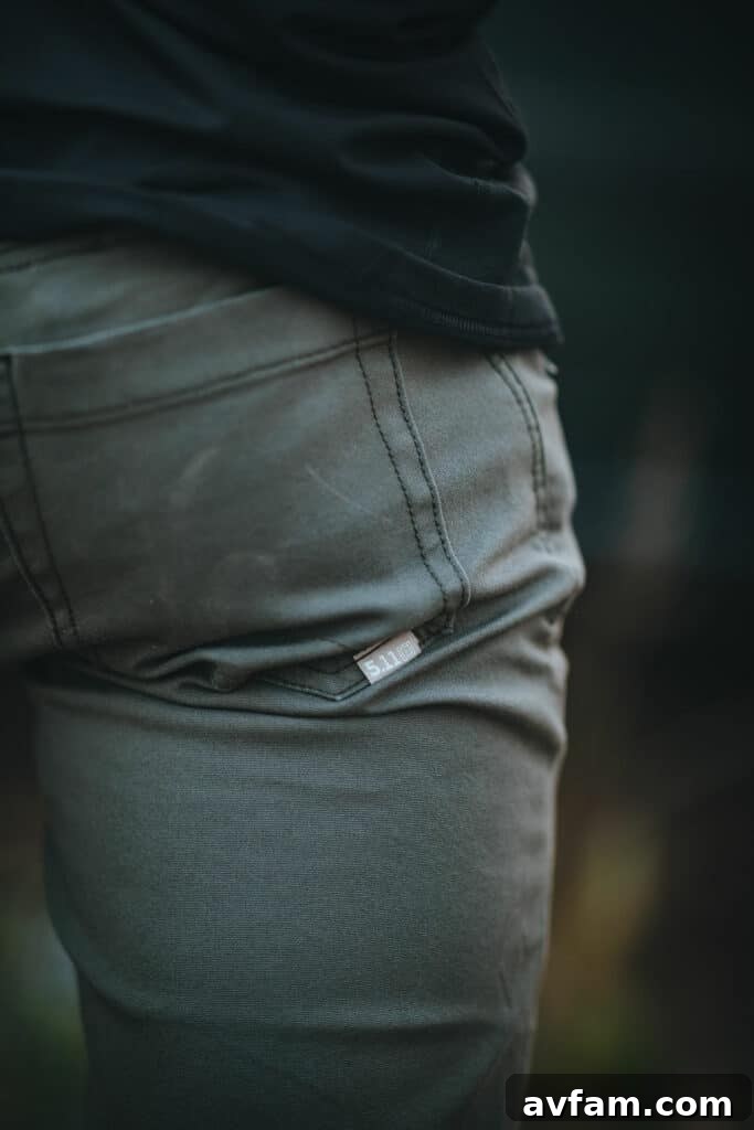Ready for Anything: 5.11 Tactical Morgan West looking ready for action in 5.11 Tactical clothing