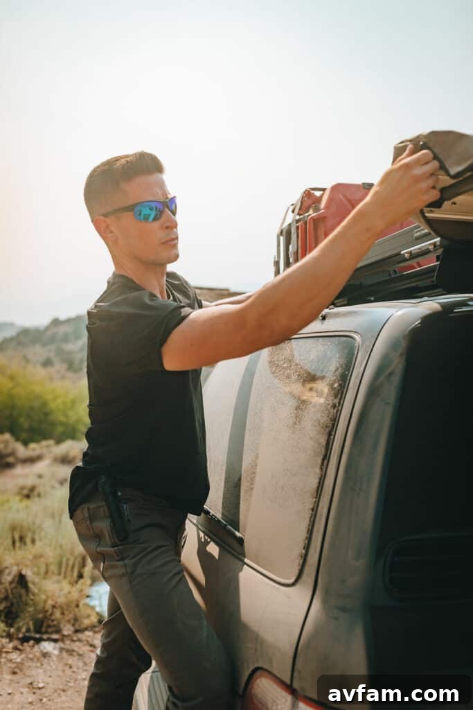 Dynamic Performance in 5.11 Tactical Gear Morgan West in 5.11 Tactical gear, demonstrating flexibility