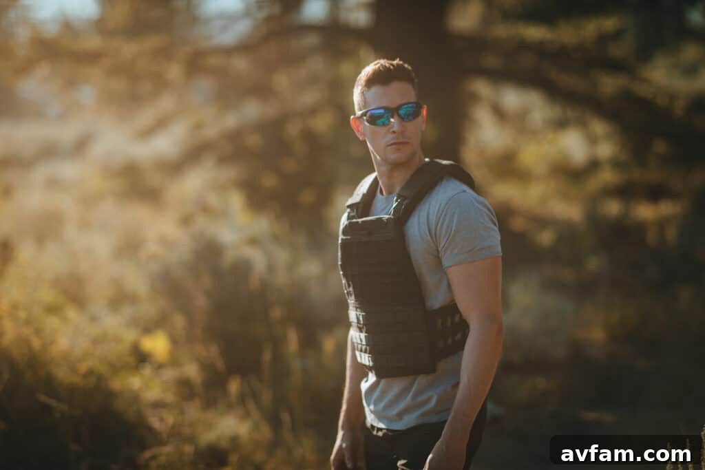 Precision and Readiness with 5.11 Tactical Morgan West in a tactical stance with 5.11 Tactical gear
