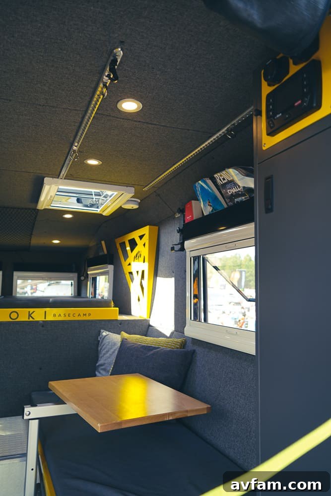 Loki Basecamp Sleeping Area Loki Basecamp Falcon 8 interior bed area