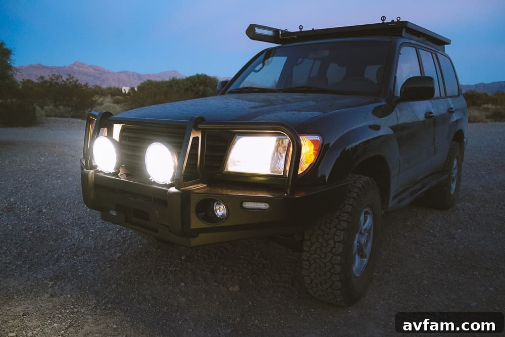 Fog Penetration Off-Road Lights in Fog