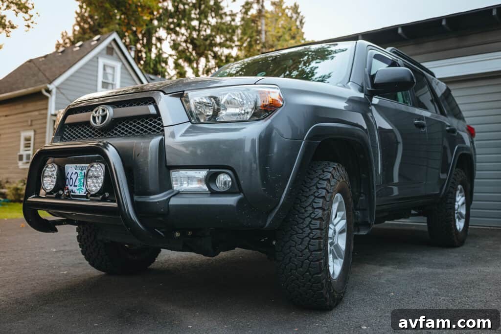 Secure Light Mounting Off-Road Lights Mounted on Bullbar