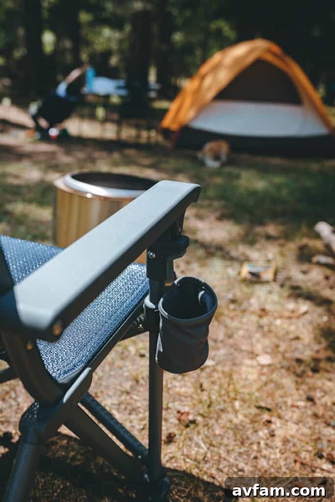 Yeti Trailhead Camp Chair: Is It Worth The Hype 7 Close-up of the rugged frame and construction of the Yeti Trailhead Camp Chair