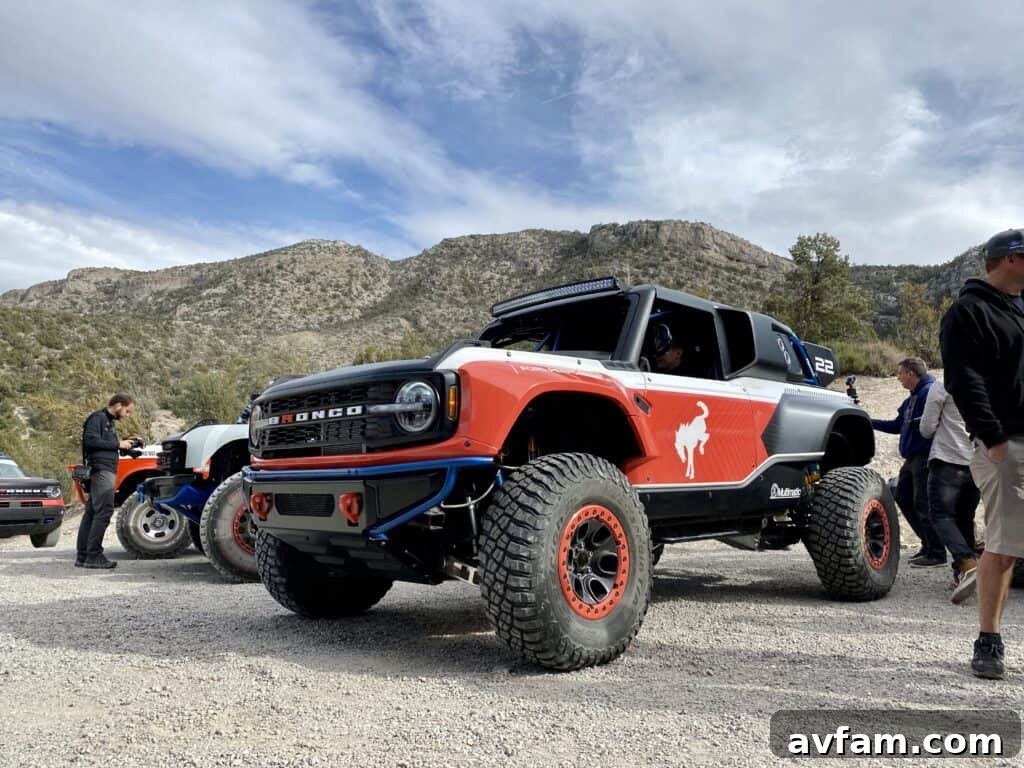 Ford Bronco DR: Conquer Baja Dreams 2 Ford Bronco DR Desert Racer charging through the desert