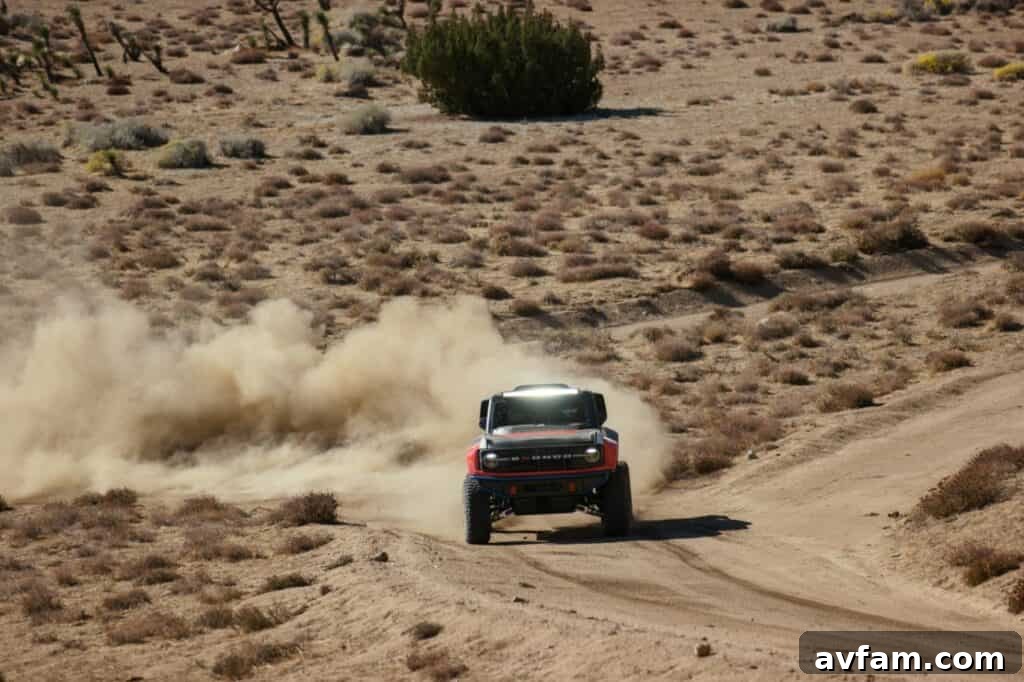 Ford Bronco DR: Conquer Baja Dreams 17 Driver's perspective from the cockpit of the Ford Bronco DR