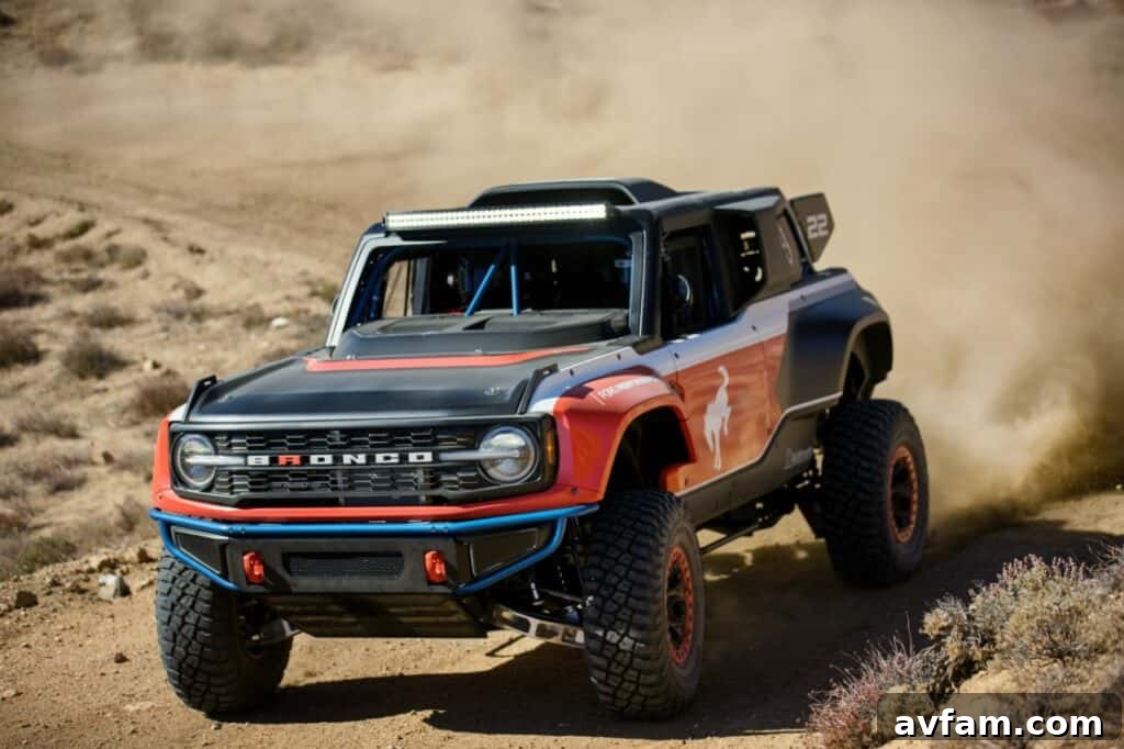 Ford Bronco DR: Conquer Baja Dreams 21 Ford Bronco DR branding and graphics on the side