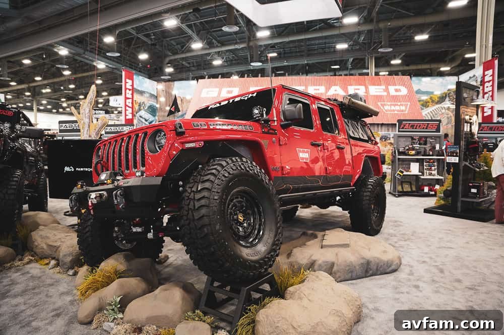 A custom Ford Bronco showcasing a premium lift kit and eye-catching exterior modifications.