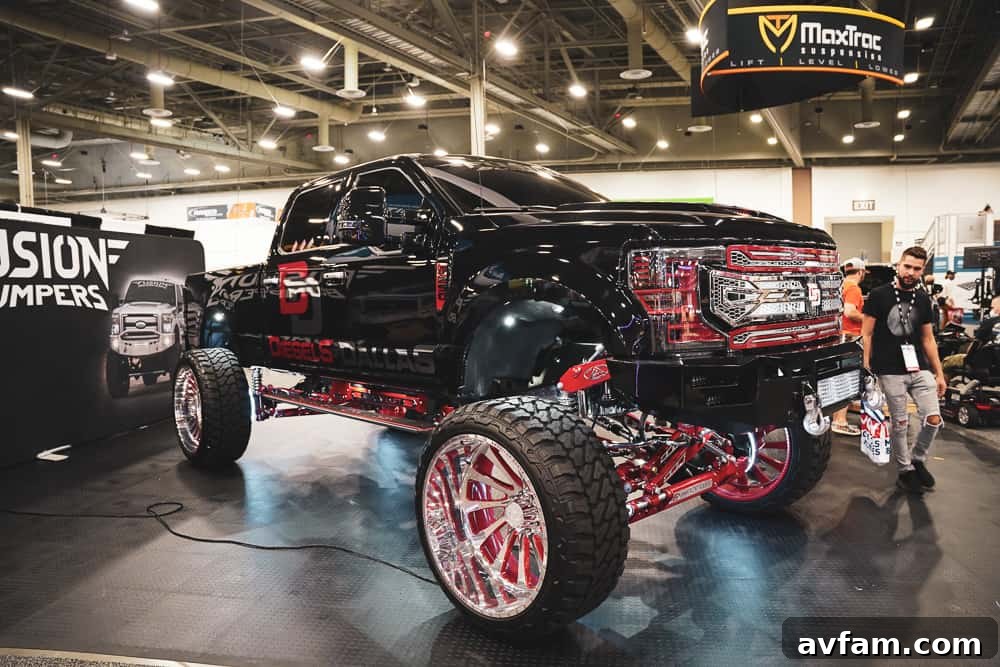 A custom Ford Bronco in a unique matte finish, highlighting its rugged features and aftermarket add-ons.