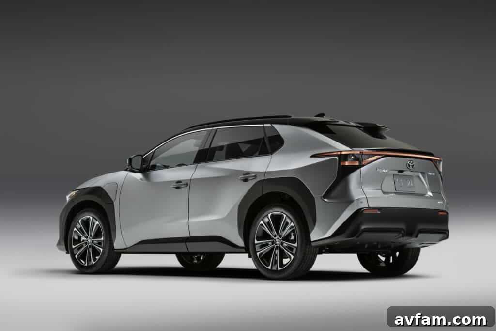 2023 Toyota bZ4X electric vehicle ready for launch