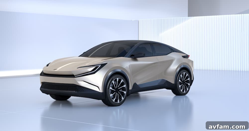 Toyota concept electric SUV, hinting at a future electric Land Cruiser or 4Runner