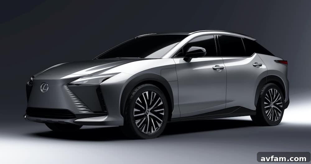 Toyota electric sedan concept, emphasizing elegance and efficiency