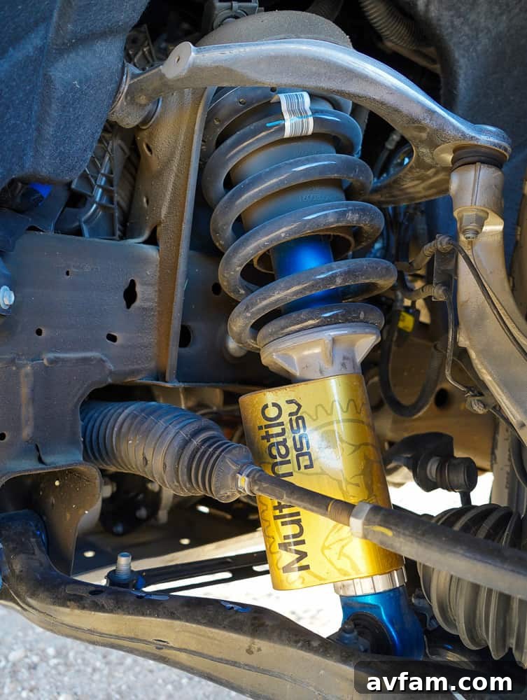 Close-up of ZR2 badging on the truck